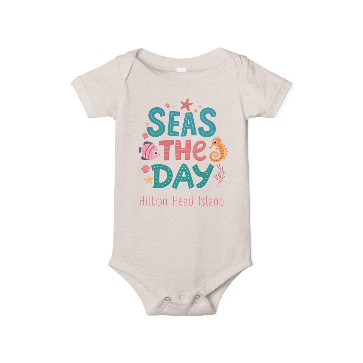 Seas the Day Baby Onesie 🪸 Hilton Head Island