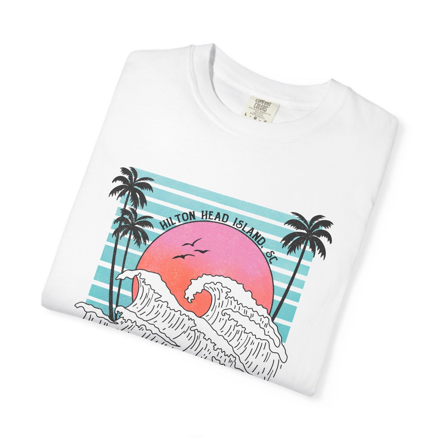 Happiness Comes in Waves 🌊 Hilton Head Island Tee