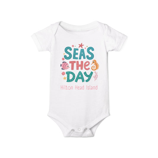 Seas the Day Baby Onesie 🪸 Hilton Head Island