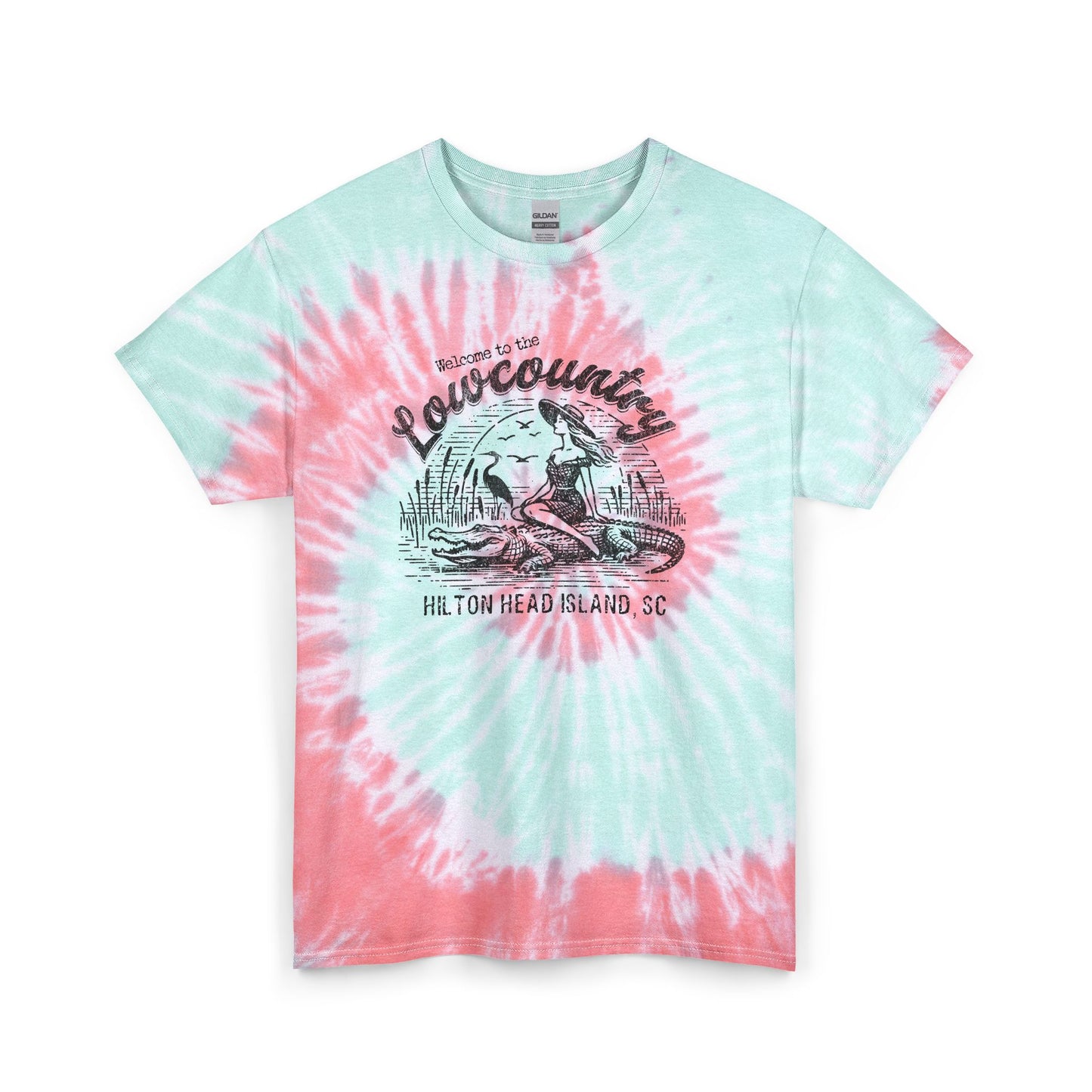 Welcome to the Lowcountry Tie Dye Tee 🐊 Hilton Head Island