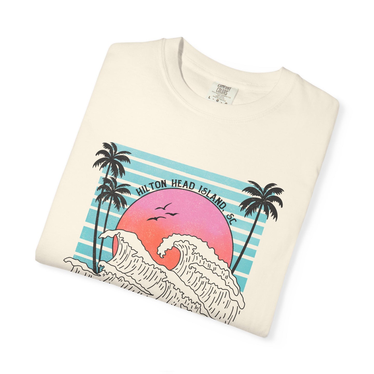 Happiness Comes in Waves 🌊 Hilton Head Island Tee
