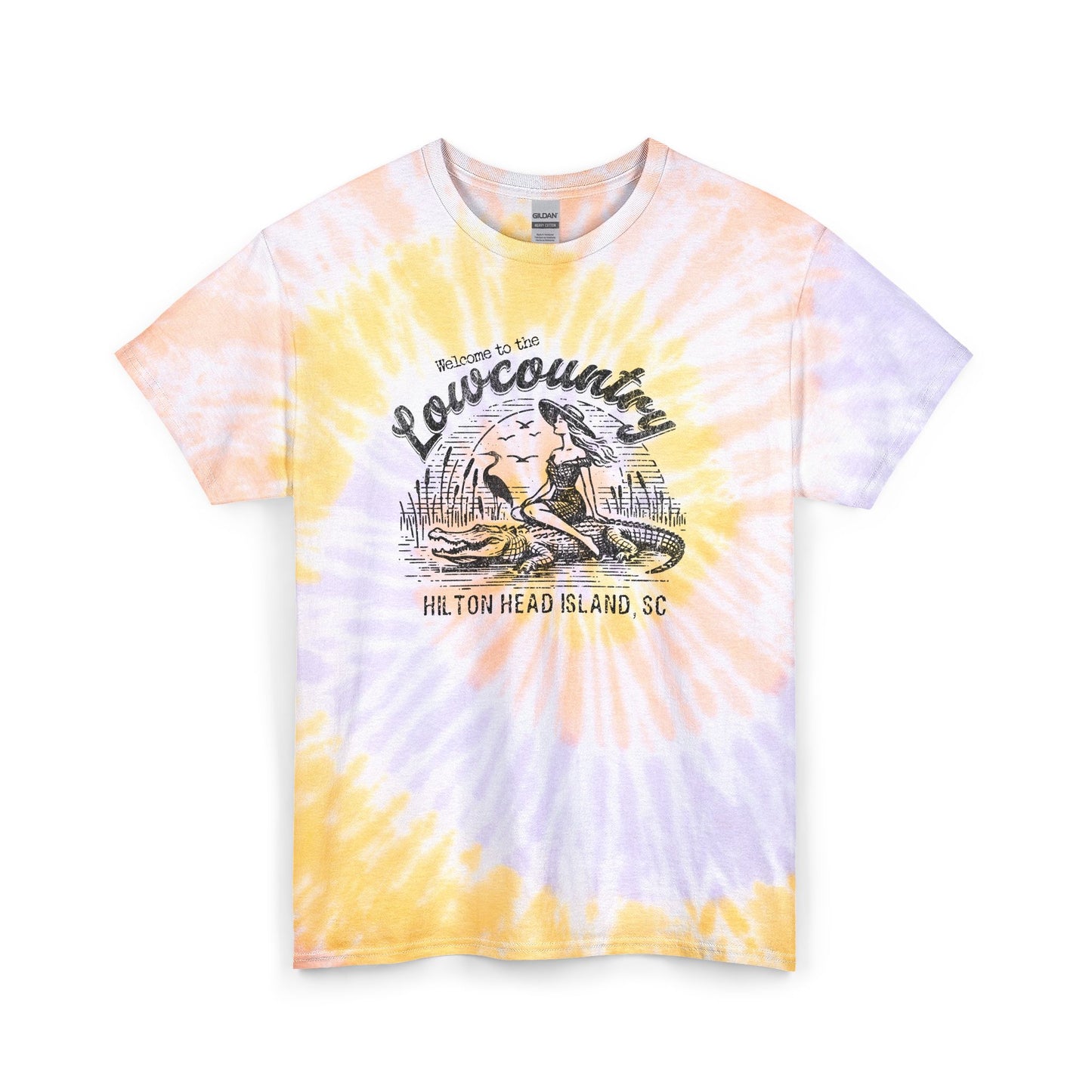 Welcome to the Lowcountry Tie Dye Tee 🐊 Hilton Head Island